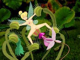 1girls captured disney disney fairies fairy fairy wings nipples  nude peter pan (disney) plant vore restrained tagme tinker bell tyke44060 venus  flytrap vore 