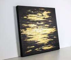 Black And Gold Painting Background Original Abstract Painting Black Painting On Canvas Black Etsy In 2020 Texture Painting On Canvas Original Abstract Painting Abstract Painting