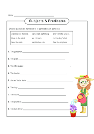 Subject And Predicate Practice Kidspressmagazine Com Subject And Predicate Subject And Predicate Worksheets Good Grammar
