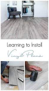 An Easy Step By Step Guide To Installing Vinyl Plank Flooring A Great Video Installing Vinyl Plank Flooring Grey Vinyl Plank Flooring Lifeproof Vinyl Flooring