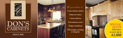 I met with brianna two weeks ago discussed my kitchen needs. Welcome To Don S Cabinets Providing High End Custom Cabinet Manufacturing Services In Val Caron Ontario