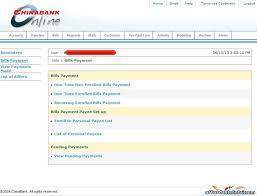 Login screen appears upon successful login. How To Apply China Bank Online Banking Banking 22223