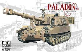 The m109 has a crew of six: Unbekannt Afv Club Af35248 Modellbausatz M109a6 Paladin Amazon De Spielzeug