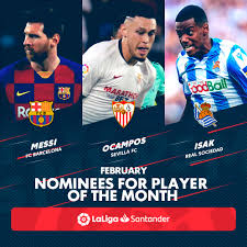 Ea sports confirm la liga player of the month nominees & winners. Fifa 20 La Liga Player Of The Month All Fifa 20 Potm Cards