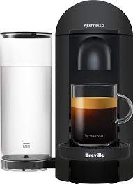 Nespresso vertuoplus coffee and espresso machine by de'longhi, gray env150gy. Best Buy Nespresso Vertuoplus Deluxe Matte Black By Breville Matte Black Bnv425mtb1buc1