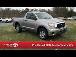 We have 164 cars for sale for 2007 toyota tundra trd, from just $7,995. Pre Owned 2007 Toyota Tundra Sr5 Regular Cab 4x4 For Sale At Falmouth Toyota Bourne Ma Cape Cod Youtube
