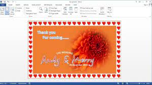 Browse our collection of birthday card template microsoft word 2007 and create a stunning design even if you're not a designer. Microsoft Word Tutorial How To Make Your Own Thank You Card In Ms Word Youtube