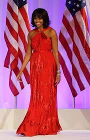 On this day, men and women are encouraged to wear red as a symbol of their support of women's heart health. Photo Michelle Obama S Stunning Red Inauguration Dress