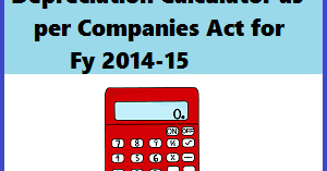 depreciation chart as per companies act 2013 simple tax india