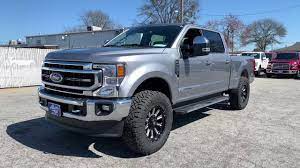 2020 Ford F250 Lariat Iconic Silver Leveled On 37s Covert Edition Akins Youtube