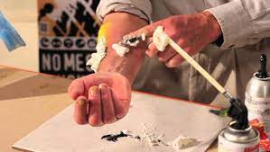 Blot the remaining foam with some acetone nail polish remover. How To Remove Spray Foam Insulation From Your Hands Hair And Skin
