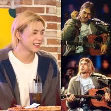 As previously reported, the cobain hair auction was part of the amazing music auction, which also features more items from nirvana as well as lots of memorabilia from the beatles, led zeppelin, the beach boys, the beastie. Ig Bigbabiesofkpop ×'×˜×•×•×™×˜×¨ The Long Blonde Hair Cardigan White T Look We Got Ourselves An Asian Kurt Cobain Nct Johnnysuh