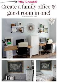 See more ideas about home office design, home office decor, guest room office. A Family Office And Guest Room In One My Mommy Style