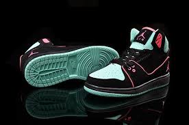 Black And Turquoise Jordans 1 Women Nike Air Jordan 1 Flight 2 Shoes Black Pink Turquoise Air Jordans Nike Women Nike Air Jordan