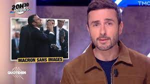 Julien bellver, né le 9 avril 1982 à béziers, est un journaliste et chroniqueur français, spécialisé dans l'actualité des médias. The Jacket In The Brown Suede Of Julien Bellver In The Show Daily Spotern