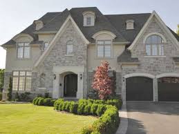High visual payoff modernizing your home with new paint colors! Grey Brick House Exterior Novocom Top