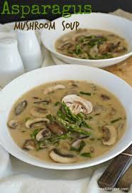 Crock Pot Asparagus Mushroom Soup For Busy Woman The Skinny Pot Recipe Asparagus Recipe Mushroom Soup Light Dinner Recipes