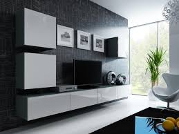 Wohnwand Wohnwand Anbau Wand Fernsehschrank Hangeschrank Regal Hochglanz Matt Wohnzimmer Farbe Wohnwand Weiss Hochglanz Wohnwand Schwarz Weiss Wohnwand Schwarz