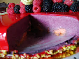 Entremet fruits rouge et chocolat, glaçage miroir. Bavarois Aux Fruits Rouge Miroir Aux Fruits Rouge Artculinaireetcitationsberberes