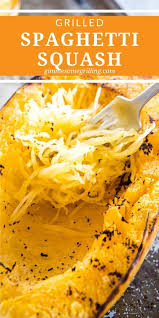 Grilled Spaghetti Squash Gimme Some Grilling In 2020 Grilled Spaghetti Squash Grilling Recipes Barbeque Recipes