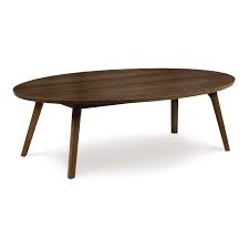 Buy products such as steve silver denise oval light oak wood coffee table at walmart and save. Catalina Walnut Oval Coffee Table Copeland Furniture American Made