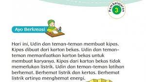 Sebelum melihat kunci jawaban, siswa harus terlebih dahulu menjawab soal sendiri. Kunci Jawaban Tema 6 Kelas 3 Sd Halaman 171 172 173 174 Subtema 4 Pembelajaran 3 Penghematan Energi Tribunnews Com Mobile
