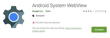 That said, it can be disabled and even uninstalled if a user wants to do this. What Is Android System Webview