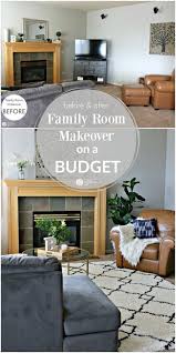 4 easy ways to update a living room, dining room, bedroom or kitchen on a budget. Family Room Ideas On A Budget Family Room Makeover Living Room Decor On A Budget Family Room Decorating