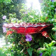 If you are looking for home and garden gift ideas, you are in the right place. 40th Wedding Anniversary Gift Glass Birdbath Copper Ruby Red 18k Gold Garden Decor Bird Bath 40th Wedding Anniversary Gifts Copper Art