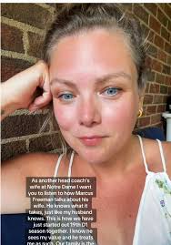 Marcus Freeman Wife Notre Dame