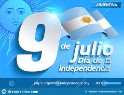 Feliz dia de la independencia! 9 De Julio Dia De La Independencia De La Argentina Ilustracion Del Vector Ilustracion De Julio Feliz 130503545