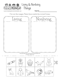 Branch of science that involves classifying living things the process of grouping things based on similarities Living And Nonliving Things Worksheet For Kindergarten Life Science