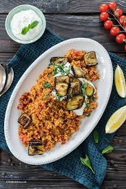 Bulgur Mit Tomaten Auberginen Und Joghurt Rezept Leckere Vegetarische Gerichte Rezepte Ottolenghi Rezepte