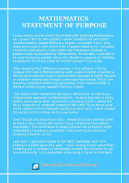 If You Want To Start Your Career With Mathematics Write A Good Mathematics Statement Of Purpose Here Is A Nice E Statement Mathematics Engineering Management