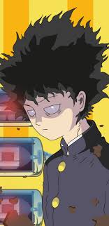 Black and white anime digital wallpaper, mob psycho 100, people. Anime Mob Psycho 100 Mobile Abyss