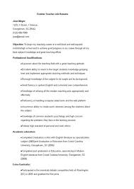 List your education at the bottom of your cv for completion. Cv For Teaching Job Application For Fresher 21 Simple Teacher Resume Templates Pdf Doc Free If Your Cv Doesn T Stand Out From The Crowd You Won T Make