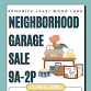 17-HOME MEGA COMMUNITY GARAGE SALE