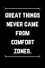 Inspirational Personal Growth Comfort Zone Quotes