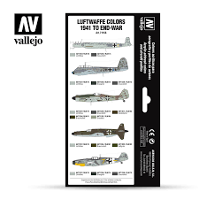 vallejo luftwaffe colors 1941 to end war