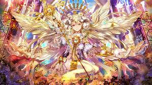 Download White Hair Green Eyes Angel Luo Tianyi Anime Vocaloid Anime Angel  4k Ultra HD Wallpaper by 宾果