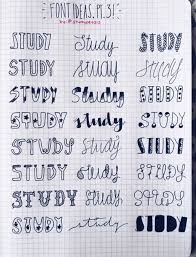 Imagen De Study Font And Cute Bullet Journal Font Journal Fonts Bullet Journal Ideas Pages