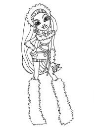 Free Printable Monster High Coloring Pages Abbey Bominable Monster Coloring Pages Coloring Pages Monster High Art