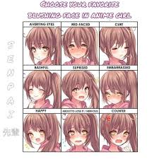 Pin By Exe Cute On Misc Anime Faces Expressions Digital Art Anime Blushing Anime