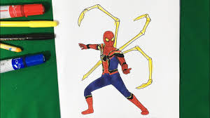 Maybe you would like to learn more about one of these? Iron Spider From The Avengers Infinity War Coloring Pages Sailany Coloring Kids Youtube