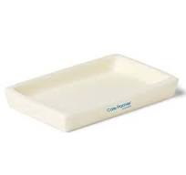 Cole-Parmer High-Alumina Rectangular Tray, 32 mL, 75 x 50 x 8 mm