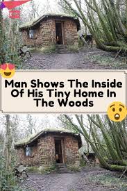 Man Shows The Inside Of His Tiny Home In The Woods In 2020 Diy Life Hacks Diy Hacks Diy