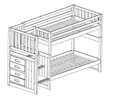 If you find the right plan, you could have storage there as well. Bunk Bed Design Plans Free