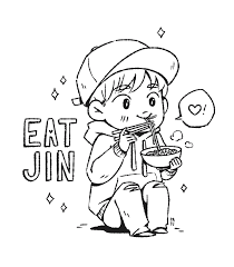 The book is free to download so feel free to color and share it ! The Bts Fanmade Coloring Book Is Out And You Can Download It From Here Super Happy To Have Been Part Of This Chibi Coloring Pages Bts Drawings Coloring Books