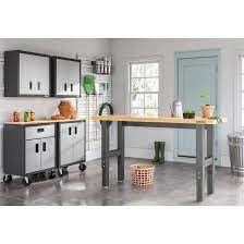 Ivory kitchen island with natural butcher block top the home decorators collection freestanding the home decorators collection freestanding kitchen island instantly increases the kitchen's counter surface and storage areas. Gladiator Gawb06hweg Gladiator Workbenches 72 Adjustable Height Butcher Block Top Workbench Reviews Wayfair
