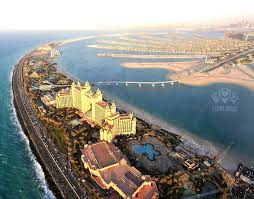Atlantis The Palm Aerial View Awesome Dubai Beach Resort At The Top Of The Palm Jumeirah Artificial Archipel Palm Island Dubai Dubai City Dubai Architecture